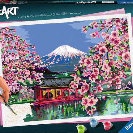 CreArt: Paint-By-Number Japanese Spring 12x16