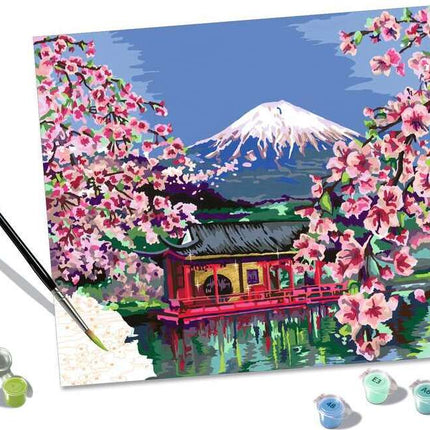 CreArt: Paint-By-Number Japanese Spring 12x16