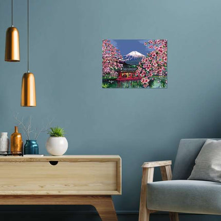 CreArt: Paint-By-Number Japanese Spring 12x16