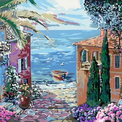 CreArt: Paint-By-Number Mediterranean Flair 12x16