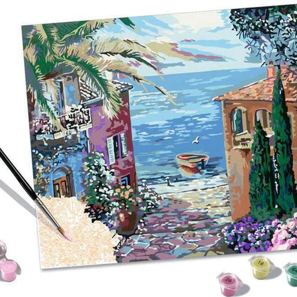 CreArt: Paint-By-Number Mediterranean Flair 12x16