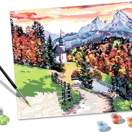 CreArt: Paint-By-Number Beautiful Bavaria 12x16