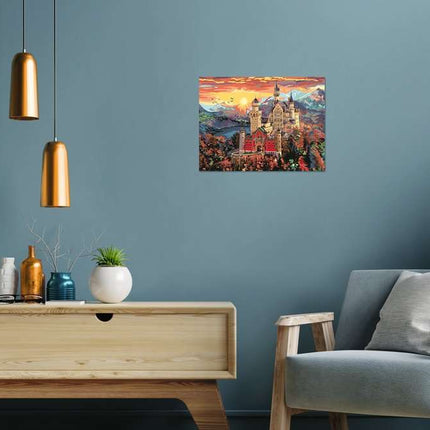 CreArt: Paint-By-Number Fairytale Castle 12x16