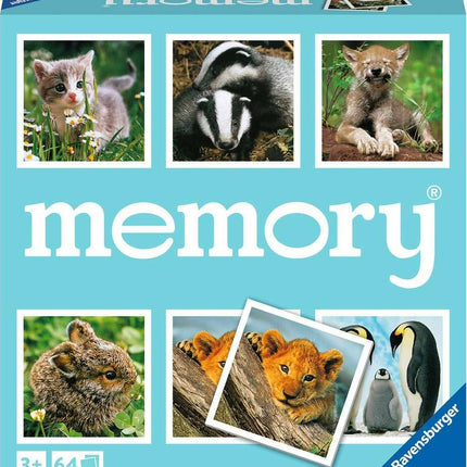 Animal Babies Memory Game