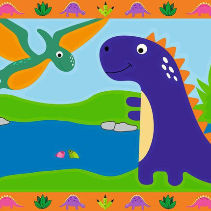 CreArt Jr: Paint-By-Number -  Land of the Dinosaurs (2 images)