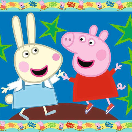 CreArt - Serie Junior: 2 x Peppa Pig - Paint by numbers for kids 5 years up