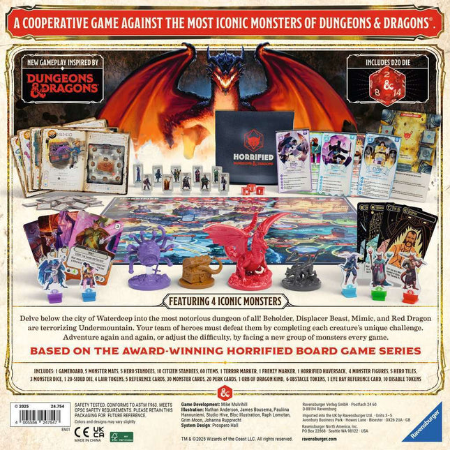 Horrified: Dungeons & Dragons Puzzle (Strategy game)