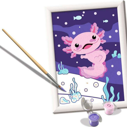 CreArt: Axolotl 5x7 w/Glitter