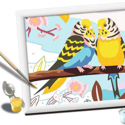 CreArt: Lovely Budgies 7x10