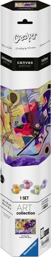 CreArt CV: Kandinisky: Yellow,Red,Blue 12x16