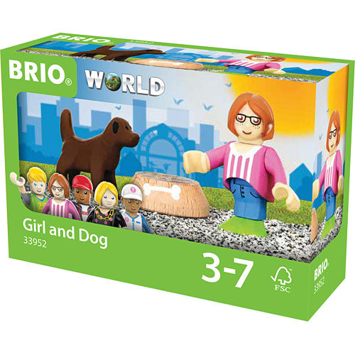 Figure and Dog
