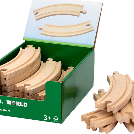 BRIO Large Curved Tracks (sold individually)