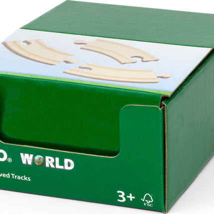 BRIO Short Curved Tracks (sold individually)