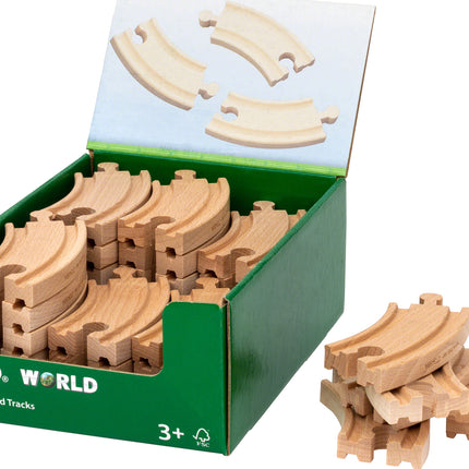 BRIO Short Curved Tracks (sold individually)