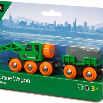 BRIO Clever Crane Wagon