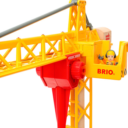 BRIO Light Up Construction Crane (Accessory)