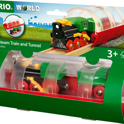 BRIO Steam Train & Tunnel