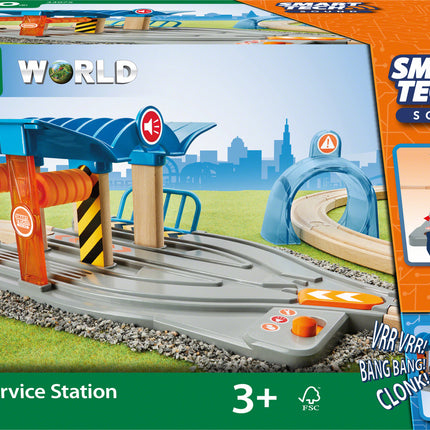 BRIO Smart Tech Sound Train Service Station