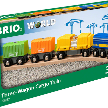 BRIO Three Wagon Cargo Train