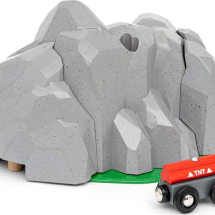 BRIO World Train Set Exploding Mountain Tunnel