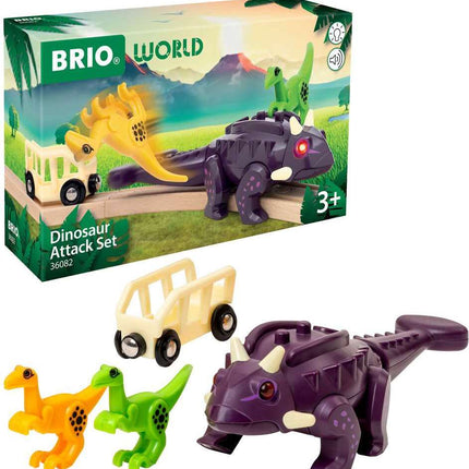 BRIO World Dinosaur Attack Set
