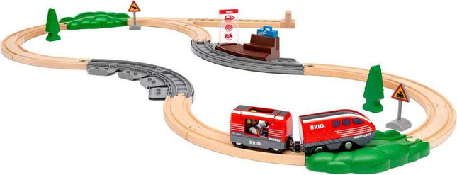 BRIO World Pull Back Train Set