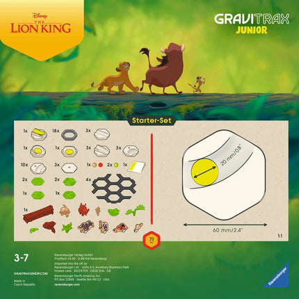 Gravitrax Junior Bundle Lion King - Marble run for kids