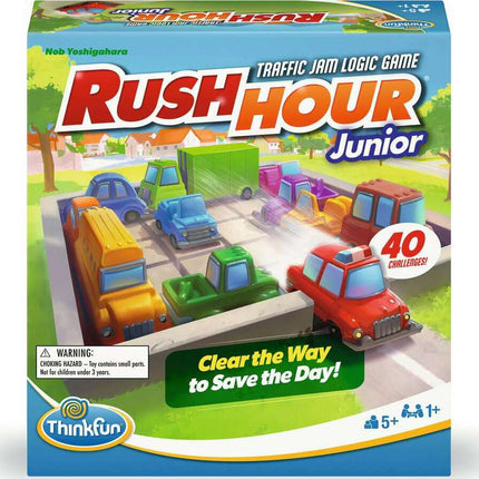 ThinkFun Rush Hour Jr Traffic Jam Logic Game for Kids