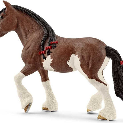 Clydesdale Mare Farm Horse Toy