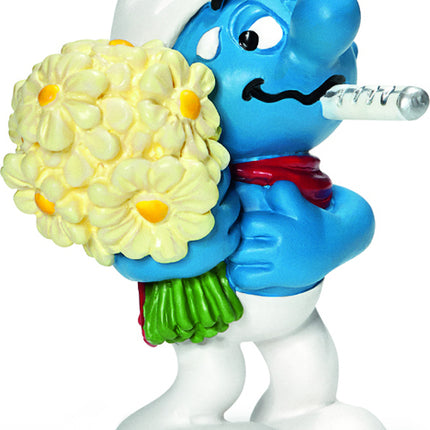 schleich Smurfs Get Well Soon Smurf