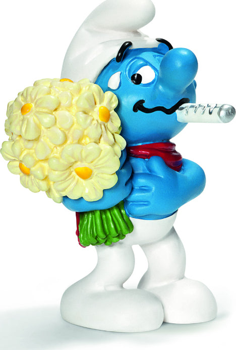 schleich Smurfs Get Well Soon Smurf