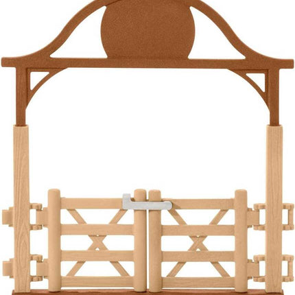 Paddock With Entry Gate Horse Toy Playset Accessories