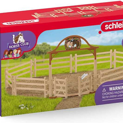 Paddock With Entry Gate Horse Toy Playset Accessories
