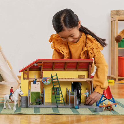Horse Stable Farm Play Set