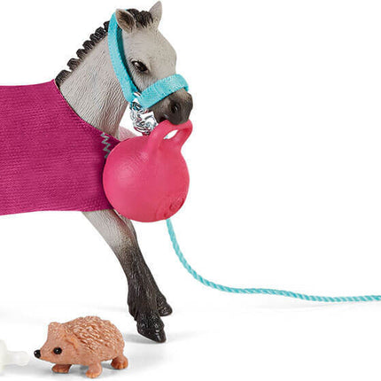 Playful Foal Horse Toy Playset