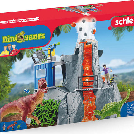 Volcano Expedition Base Camp Dinosaur Playset