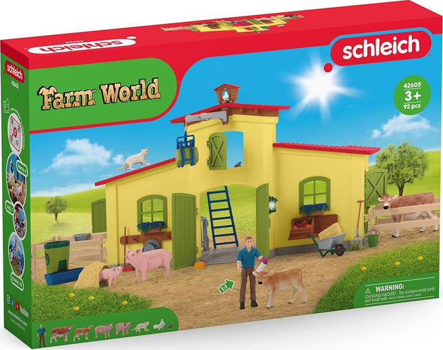 Large Farm with Animals and Accessories
