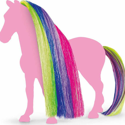 Hair Beauty Horses Rainbow