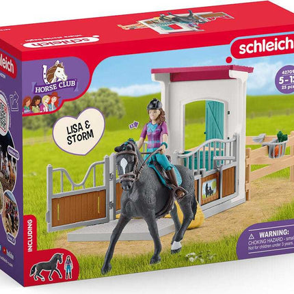 Horse box with Lisa & Storm Playset with Horse and Rider