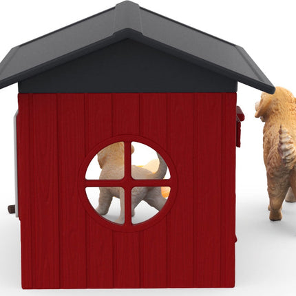 schleich FARM WORLD Dog Kennel with Golden Retriever