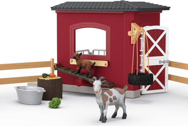schleich FARM WORLD Goat stable