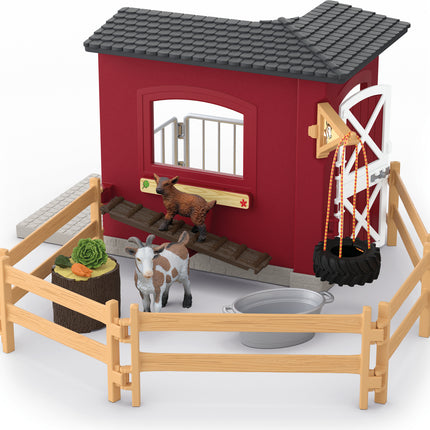 schleich FARM WORLD Goat stable