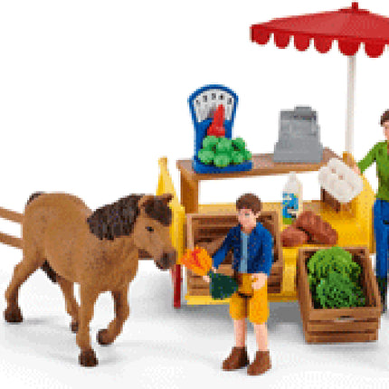schleich Farm Life Sunny Day Mobile Farm Stand