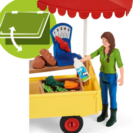 schleich Farm Life Sunny Day Mobile Farm Stand