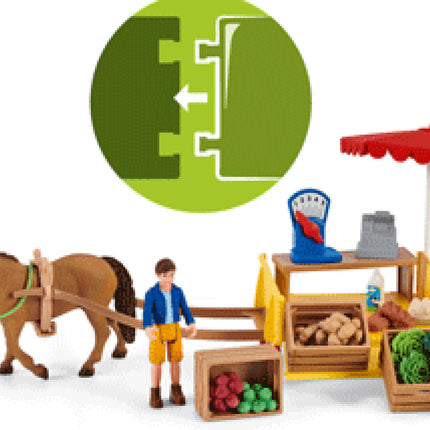 schleich Farm Life Sunny Day Mobile Farm Stand
