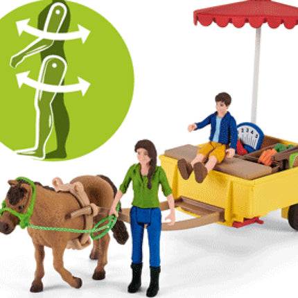 schleich Farm Life Sunny Day Mobile Farm Stand