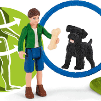 schleich Farm Life Puppy Agility Training