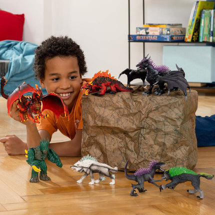 Magma Lizard Action Figure Character Toy