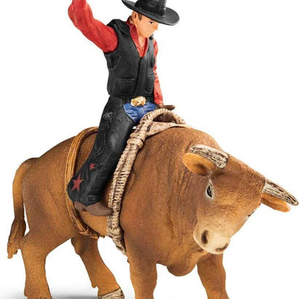 Cowboy With Bull Farm Playset