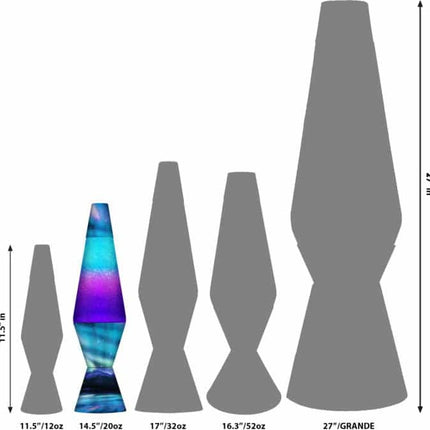14.5'' LAVA® Lamp Colormax Northern Lights Glitter